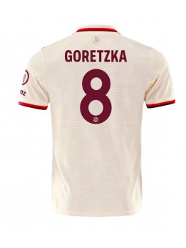 Muži Futbalové oblečenie Bayern Munich Leon Goretzka #8 2024-25 Krátky Rukáv - Tretina